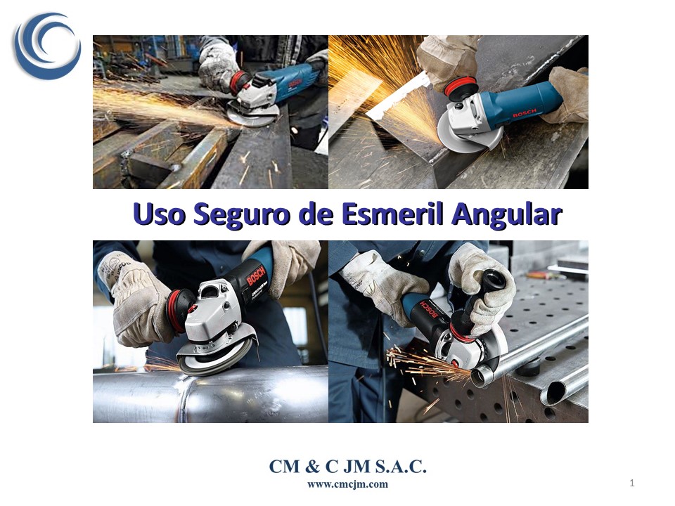 USO SEGURO DE ESMERIL ANGULAR